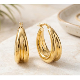 Pendientes Plata Chapada Electroforma