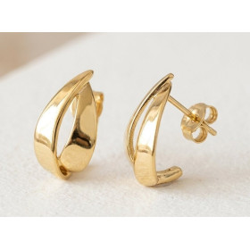 Pendientes Plata Dorada