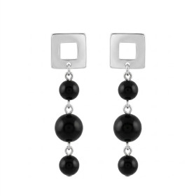 Pendientes Plata y Onix
