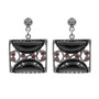 Pendientes Plata Piedra y Esmalte