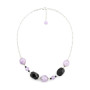 Collar Plata Amatista y Onix