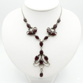 Collar Plata Granates