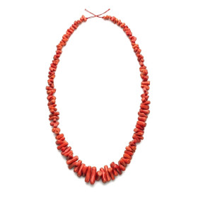 Collar Coral Rojo Natural