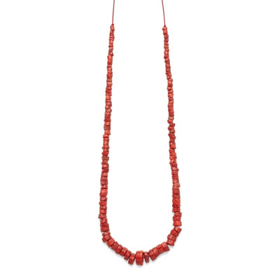 Collar Coral Rojo Natural
