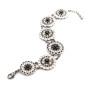Azabache Jet Silver Pendant - F02215