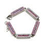 Pulsera Plata Esmalte y Circonitas