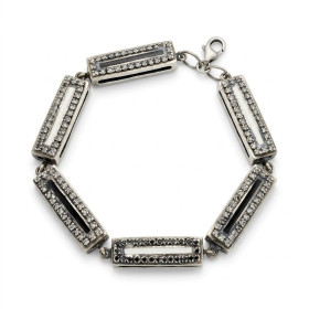 Azabache Jet Silver Pendant - F02215