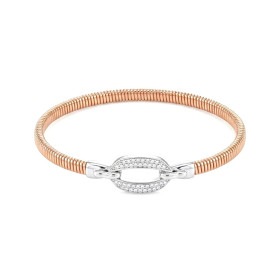 Pulsera Plata Bicolor Circonitas