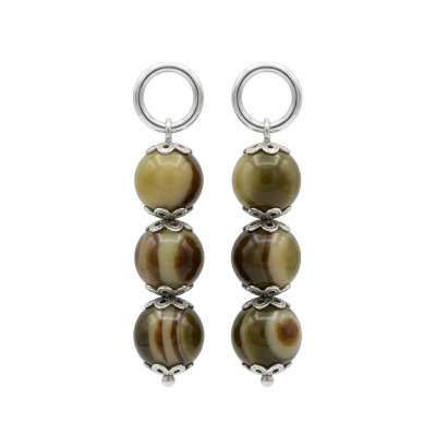 Pendientes Plata Piedras
