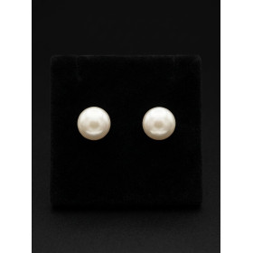 Pendientes Perla Natural Barroca 14 mm.
