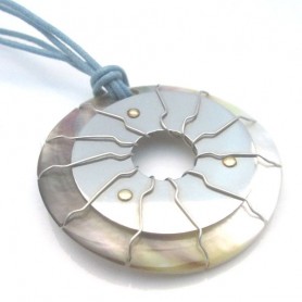 Colgante Acero y Oro-13tmd-www.monterojoyeros.com