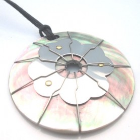 Colgante Acero y Oro-13tmd-www.monterojoyeros.com