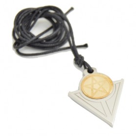 Colgante Acero y Oro  13vxs - Montero Joyeros