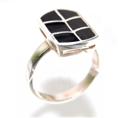 Sortija Plata  13x4f - Montero Joyeros