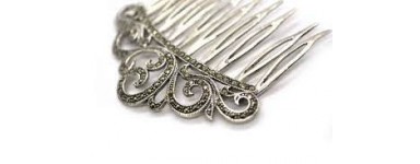 Tiaras, peinetas y accesorios del cabello en plata